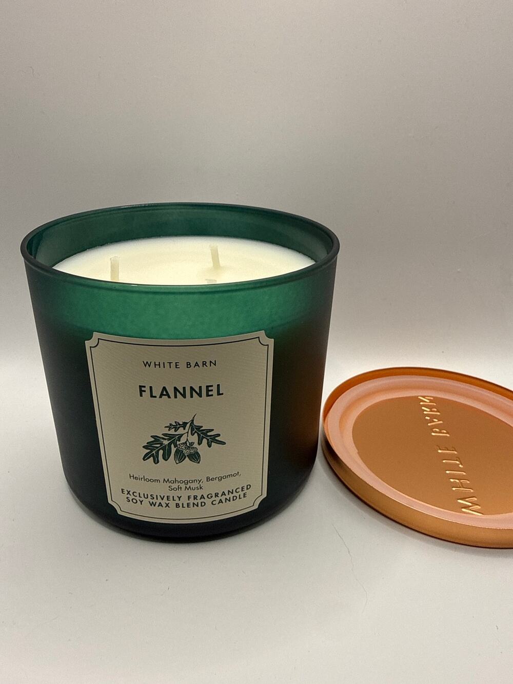 NEW Bath & Body Works Flannel - Three Wick Candle